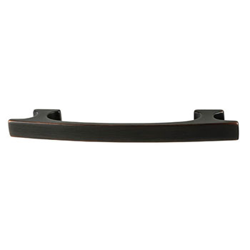 Hafele Amerock Conrad Collection Handle, Oil-Rubbed Bronze, 132mm W x 11mm D x 25mm H, 96mm Center to Center