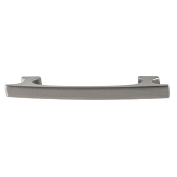 Hafele Amerock Conrad Collection Handle, Satin Nickel, 132mm W x 11mm D x 25mm H, 96mm Center to Center
