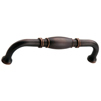 Hafele Amerock Granby Collection Handle, Oil-Rubbed Bronze, 141mm W x 19mm D x 40mm H, 128mm Center to Center
