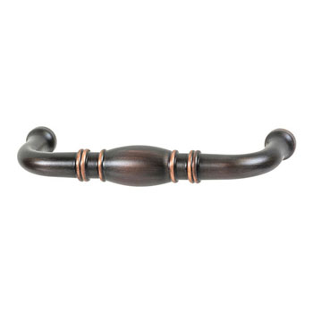 Hafele Amerock Granby Collection Handle, Oil-Rubbed Bronze, 86mm W x 14mm D x 33mm H, 76mm Center to Center