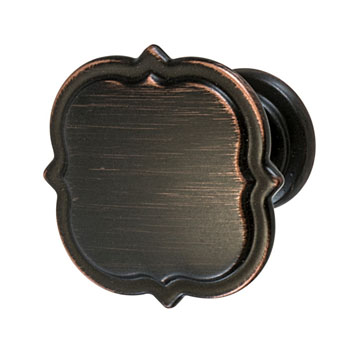 Hafele Amerock Grace Revitalize Collection Knob, Oil-Rubbed Bronze, 35mm Diameter