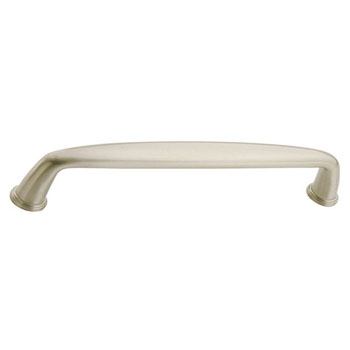 Hafele Amerock Kane Collection Handle, Satin Nickel, 178mm W x 17mm D x 32mm H, 160mm Center to Center