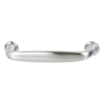 Hafele Amerock Kane Collection Handle, Satin Nickel, 113mm W x 16mm D x 29mm H, 96mm Center to Center