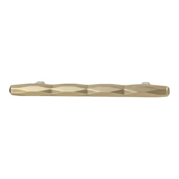Hafele Amerock St Vincent Collection Handle, Golden Champagne, 191mm W x 16mm D x 37mm H, 128mm Center to Center