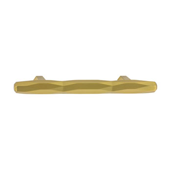 Hafele Amerock St Vincent Collection Handle, Golden Champagne, 160mm W x 16mm D x 37mm H, 96mm Center to Center