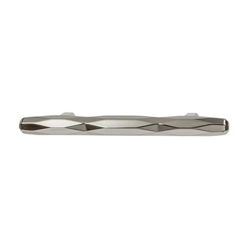 Hafele Amerock St Vincent Collection Handle, Polished Nickel, 160mm W x 16mm D x 37mm H, 96mm Center to Center