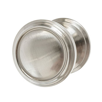 Hafele Amerock Revitalize Collection Round Knob, Satin Nickel, 32mm Diameter