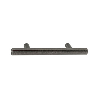 Hafele Amerock Collection Bar Pull, Gunmetal, 156mm W x 13mm D x 35mm H, 96mm Center to Center