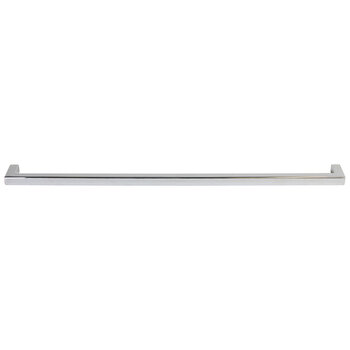 Hafele Cornerstone Series Vogue Collection Modern Cabinet Pull Handle in Polished Chrome, Zinc