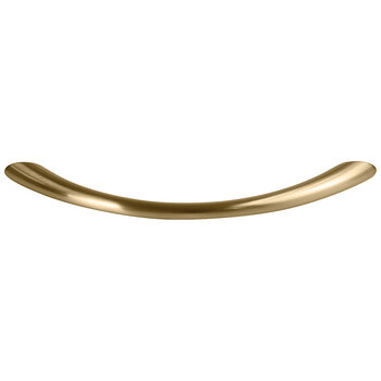 Hafele Cornerstone Series Pulsar Decorative Cabinet Pull Handle, Zinc, Brushed Gold, Center to Center: 96mm (3-3/4'')