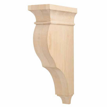 Hand Carved Maple bois style traditionnel Corbel Support 