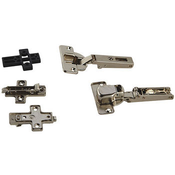 Hafele Pocket Door System - Accuride 40 mm Hinge Kit - 7/16" overlay for doors up to 3/4"