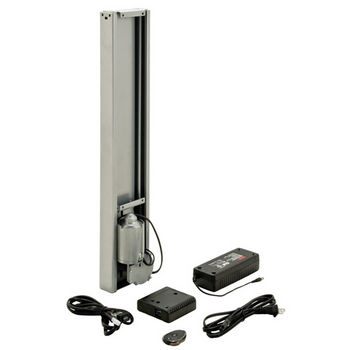 Hafele Motorized TV Lift, For TV's/Monitors up to 26"/ 110 lbs., Steel, Silver