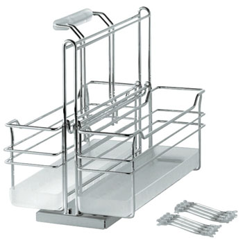 Hafele Pull-Out Bathroom or Kitchen Sink Caddy
