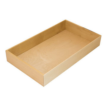 Hafele "Fineline" Pantry Box, Birch, 11"W x 18-3/4"D x 2-13/16"H