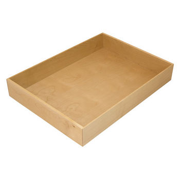 Hafele "Fineline" Pantry Box, Birch, 14"W x 18-3/4"D x 2-13/16"H