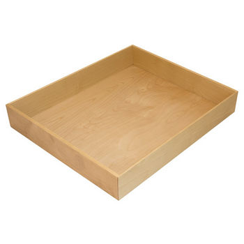 Hafele "Fineline" Pantry Box, Birch, 16"W x 18-3/4"D x 2-13/16"H