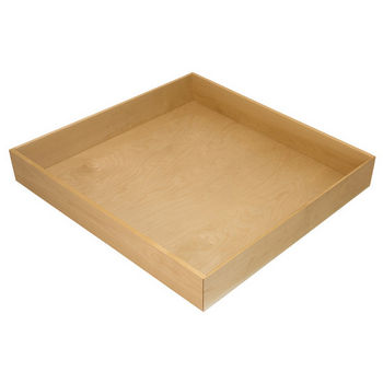 Hafele "Fineline" Pantry Box, Birch, 20"W x 18-3/4"D x 2-13/16"H