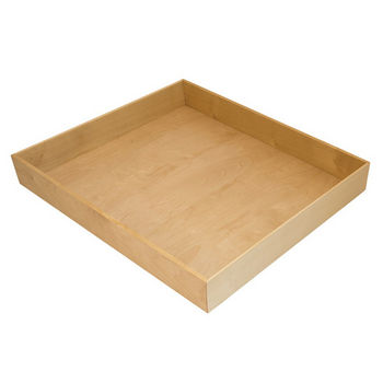 Hafele "Fineline" Pantry Box, Birch, 22"W x 18-3/4"D x 2-13/16"H