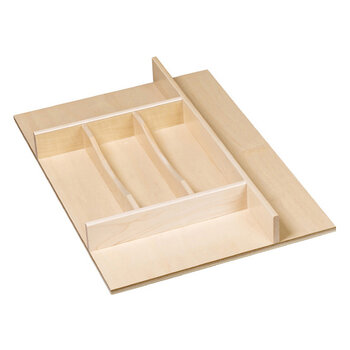 Hafele Century Collection Silverware Tray Insert, Maple, Prefinished, 13-7/8'' W Product View