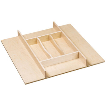 Hafele Century Collection Silverware Tray Insert, Maple, Prefinished, 20'' W Product View