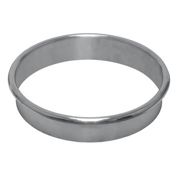 Hafele Round Stainkess Steel Trash Ring  Grommet, 10" Diameter x 2" H, For Workplace Organization