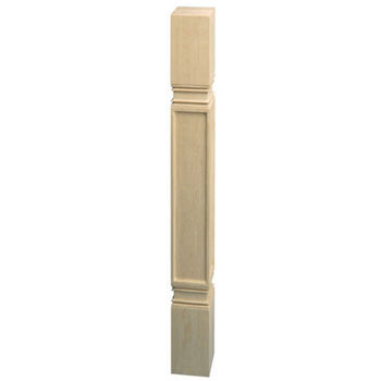 Hafele Arcadian Collection Hand Carved Post, 3-1/2'' W x 3-1/2'' D x 34-1/2'' H