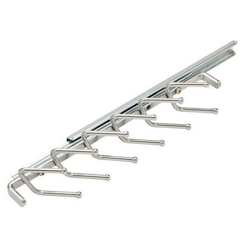 Tie Rack with Single Extension Slide