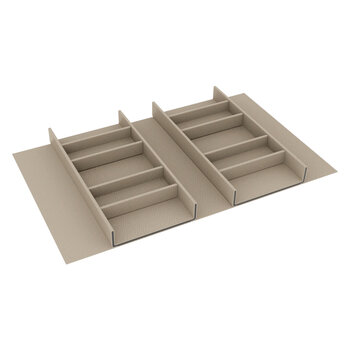 Hafele Contour Sunglass Organizer Kit, Oyster, For 24" W x 16" D Drawers