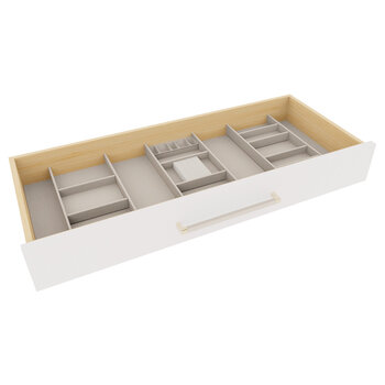 Hafele Contour Drawer Organizer Kit, Winter, For Drawers Up to 36" Wide