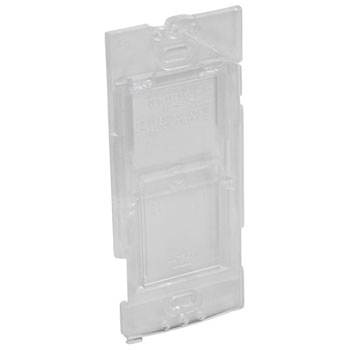 Hafele Mounting Bracket for Diva Wall Dimmer Switch Remote Control, Caseta PRO, Plastic, Clear, 1-3/8"W x 3/8"D x 3-3/4"H (35x10x95mm)