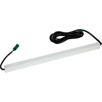 Hafele LOOX5 LED3045 Surface Mounted Light Bar, 6'' to 45'' Length, Silver 2103 Profile, 24V, 3000K Warm White or 4000K Cool White, With In-Line Switch, Linkable, Product View