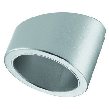 Hafele LOOX #2022 Round Surface Mounted Angled Ring, Matt Aluminum