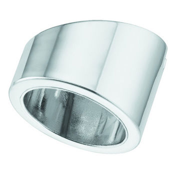 Hafele LOOX #2022 Round Surface Mounted Angled Ring, Polished Chrome