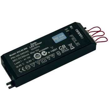 Hafele Loox 100-240V to 350mA LED Transformer with Constant Voltage