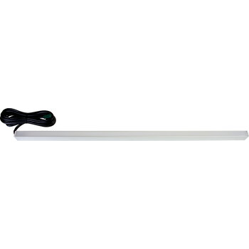 Hafele LOOX5 LED3087 Surface Mounted Light Bar, 60'' to 72'' Length, Silver 2103 Profile, 24V, 2700-5000K Multi-White 2-Wire, No Switch, Linkable, Product View