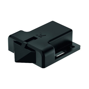 Hafele LOOX Modular Universal Door Captive Switch, Black