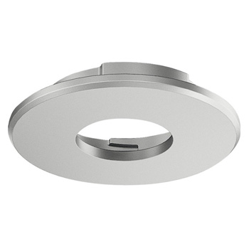Recess Mount Ring Round, Silver Colored, 7/16" H