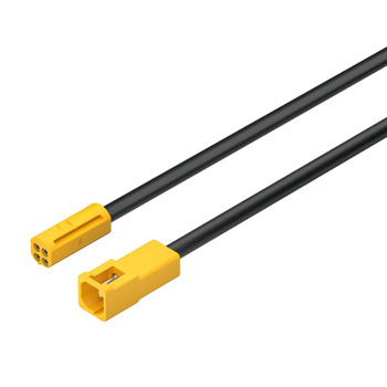 Extension Lead, CL3R, Multi-White, 12 Volts, (78-3/4" Length), Black/Yellow