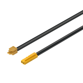 Lead with Snap Connector For Modular Monochrome Light, 12 Volts, (78-3/4" Length), Black/Yellow