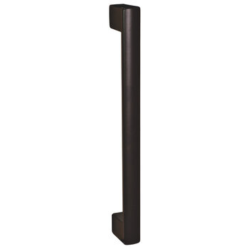 Hafele Deco Series ADA Collection Architectural Appliance Handle Single Through Mount in Oil-Rubbed Bronze, Zinc, Center-to-Center: 384mm (15-1/8")