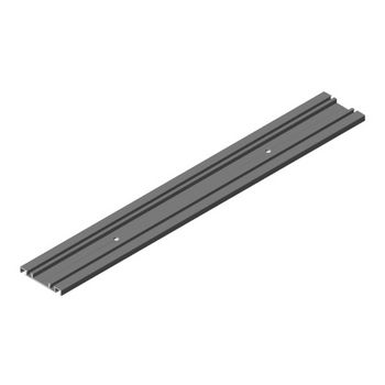 Hafele Divido 80 Dual Lower Running Track, Surface Mounted, 68 x 8mm, 2.5 meters, Aluminum