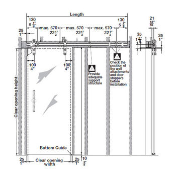 Hafele Sliding Door Hardware Project Sliding Door Hardware Set