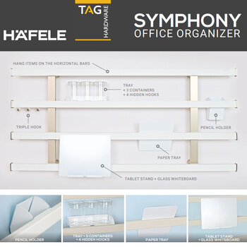 Hafele Tag Symphony Office Wall Mount Info