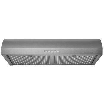 Hauslane Chef Series B018 30'' Convertible Stainless Steel Under Cabinet Range Hood, Front View