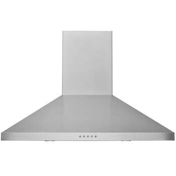 Hauslane Chef Series WM-530 36" Convertible Stainless Steel Wall Mounted Range Hood, Front View