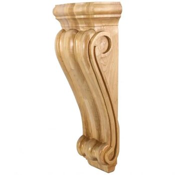 Scrolled Corbel (Shown in Cherry)