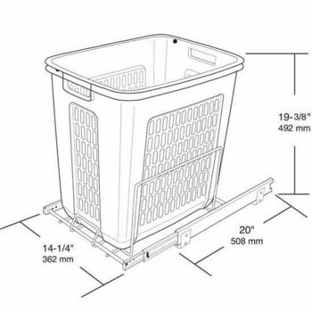 Pull-Out Polymer Hamper