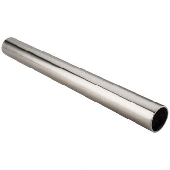 Hardware Resources 1-5/16" Diameter Round Steel Closet Rod (4 Boxes of 6 Rods), Satin Nickel 