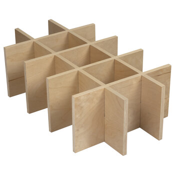 Hardware Resources Bottle Grid Accessory For Cookware Rollouts, White Birch Construction with UV Coated, Product View